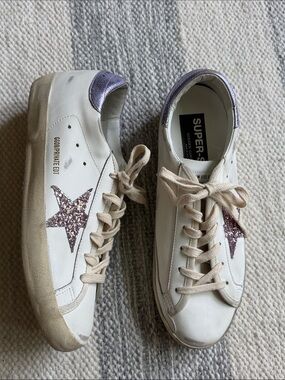 Golden Goose Glitter Star Rare Private Edition Sneakers NEW nwot